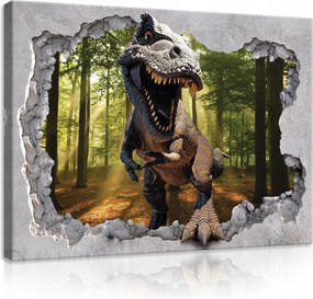 Ifjúsági Gyerekszoba Vászonkép Dinoszaurusz Állatok 100x70