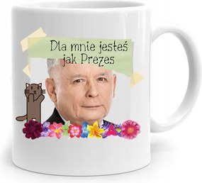 Vicces Bögre A Pis Elnökétől Jaroslaw Kaczynski fényképes nyomtatással