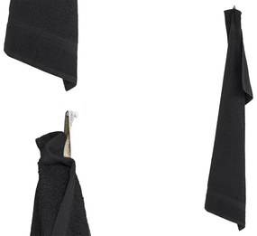 CLARYSSE ELEGANCE kéztörlő 60x110 cm antracit, 100% pamut