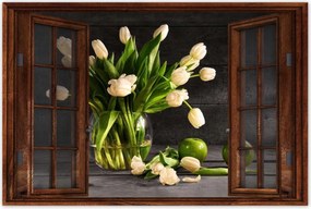 Poszterek 90x60 Tulipánok vázában