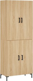 vidaXL sonoma tölgy szerelt fa magasszekrény 69,5 x 34 x 180 cm