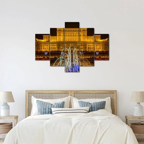 Kép - A Parlament palotája, Bukarest, Románia (150x105 cm)