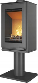 Kecske öntöttvas szabadonálló kályha acél kályha 9,5kW Venus kandalló láb