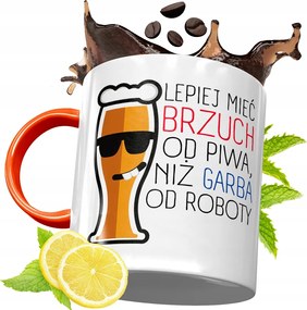 Narancssárga Vicces Bögre Vicces Ajándék fényképes nyomtatással