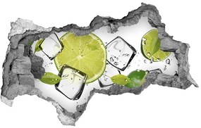 3d lyuk fal dekoráció Lime jég nd-b-50150130