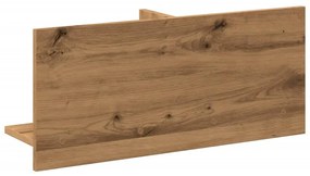 kézműves tölgy színű szerelt fa faliszekrény 70 x 16,5 x 30 cm