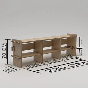 Lucis TV-állvány, 220 cm
