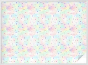 Öntapadós Ablakfólia Adatvédelem Szivárvány minták 200x146 cm