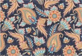 Dekoratív fotótapéta falra Könnyű összeszerelés Virágmintás 152x104 Ragasztó