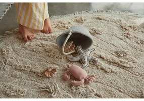 Bézs pamut gyerek játszószőnyeg ø120 cm Island – Lorena Canals