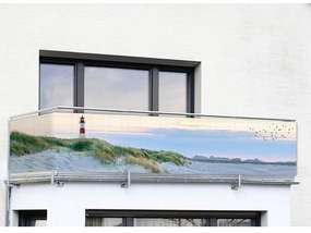 Műanyag belátásgátló erkélyre 500x85 cm North Sea Coast – Maximex