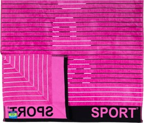 SPORT Strandtörölköző pink 165x90cm