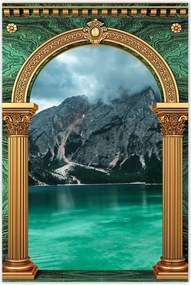 Poszterek 80x120 Hegyi tó Tájkép