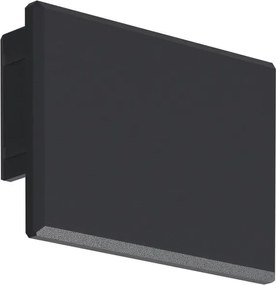 Giza-ll-zmg Led profilvédő kupak fekete színben Kluś