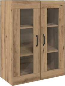 vidaXL Fali Lógós Szekrény Barna 69.5 x 34 x 90 cm Faanyag