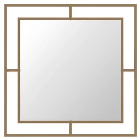 Tükör szögletes 58 cm, arany - CUBO