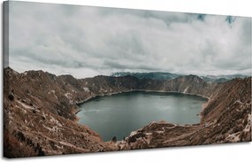 Vászonkép Természet Tó a hegyekben 120x60