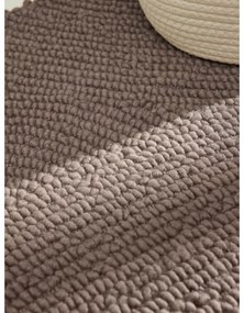 Szürkésbarna kézi szövésű gyapjú futószőnyeg 80x300 cm Eleni Taupe – Hanse Home