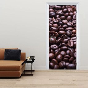 Fotótapéta ajtóra - Szemes kávé (95x205cm)