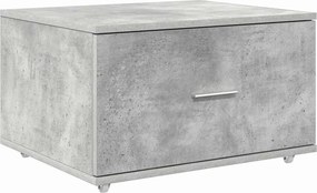 vidaXL Fiókos szekrény kerékkel Beton Szürke 55 x 45 x 31 cm