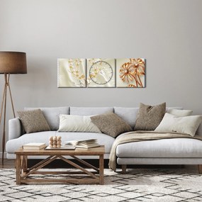 Kép - Kollázs (órával) (90x30 cm)