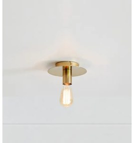 Markslöjd 108541 - Mennyezeti lámpa PIATTO 1xE27/40W/230V arany