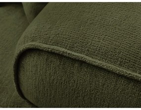 Zöld zsenília kanapé 237 cm Whesley – Bobochic Paris