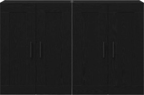 vidaXL Fali szekrény 2 pcs Öreg fa 69,5 x 34 x 90 cm Faanyag