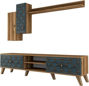 Classe Walnut and Chalcedony TV-fal