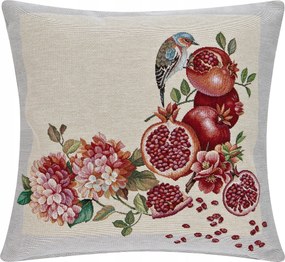 Dekoratív párnahuzat 45x45 cm gyümölcs Gránátalma