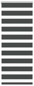 zebrafüggönnyel fekete szövetszélesség 60,9 cm poliészter