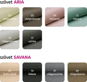 Ülőgarnitúra, szövet szürke-barna Taupe, SEGORIA LUX