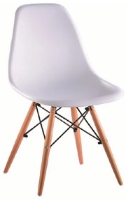 Modern szék DIDIER bükk + fehér