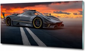 Fotó kép edzett üveg Versenyautó 100x70