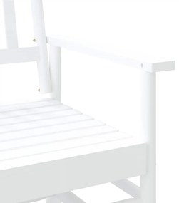 fehér tömör nyárfa hintapad 118 x 70 x 104,5 cm