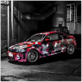 Poszterek 100x100 Piros Bmw