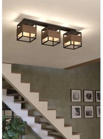 Eglo 43804 - Mennyezeti lámpa EVESHAM 3xE27/40W/230V