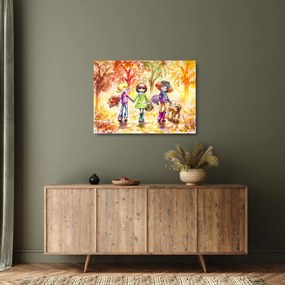 Kép - barátság (üvegen) (70x50 cm)