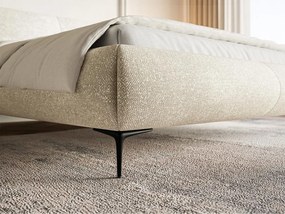Franciaágy 180 cm Octave 180B (ágyráccsal) (bézs + fekete) . 1099937