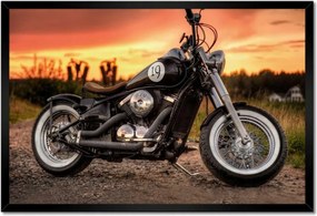 Poszterek keretben 60x40 Motorkerékpár Motor