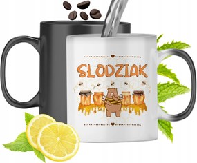 Mágikus Bögre Mackóval Színváltós Mackó Nyomtatott Fényképpel