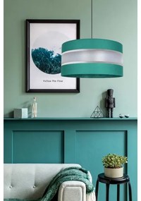 Csillár zsinóron CORAL 1xE27/60W/230V á. 40 cm zöld