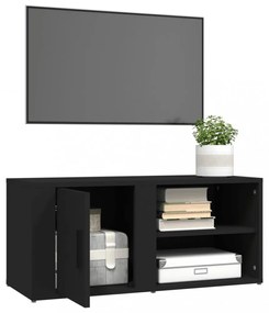 2 db fehér szerelt fa TV-szekrény 80x31,5x36 cm