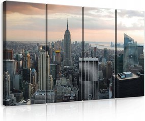Vászonkép 120x80 New York városkép felhőkarcolók város panoráma művészet
