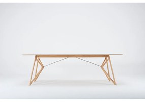 Tölgyfa étkezőasztal 240x90 cm Tink - Gazzda