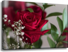 Botanika Vászonkép Vörös rózsák 60x40 cm