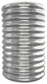 ezüstszínű horganyzott acél kerti magaságyás 332x40x68 cm