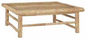 bambusz kerti asztal 65 x 65 x 30 cm