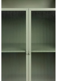 Zöld tálalószekrény 60x105 cm Herbe – White Label