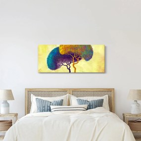 Kép - Fák a hegyen (120x50 cm)